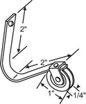 SR-302 "V" Shaped Roller Replacement with STEEL Wheel - Garage and Sliding Door Hardware