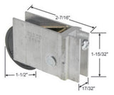 Wallace Roller for Sliding Doors | Roller Replacement for Patio Glass Door Repair | Stainless Steel with Precision Bearing Wheels | Smooth Operation (DR-100-SP) - Garage and Sliding Door Hardware