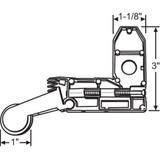 Wheel Corner Bracket Assembly – Sliding Patio Screen Door Roller | Roller for Patio Screen Glass Door Repair (SR-310) - Garage and Sliding Door Hardware