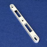 6-1/2" Length Roto Interlock Sliding Door Keeper with 5-5/8" Hole Spacing 12-340W - Garage and Sliding Door Hardware