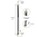 Window Balance - 33DS 55L F - Channel Block & Tackle for Non-Tilt Windows - Garage and Sliding Door Hardware