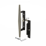 Surface Internal Replacement Wooden Handle Sliding Patio Internal Door Latch Set, 3-1/2 Inch Hole - DH-106X