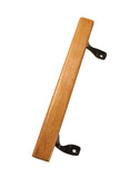 (DH-232) Wood Door Handle w/ 2 Screws Included, 6-5/8" Hole Space