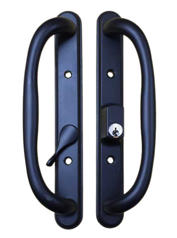 DH-341 Truth Sliding Patio Door Handle Set, Offset Latch w/ Key