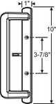 PGT 10" Venetian Bronze Sliding Door Handle Set w/ 3-7/8" Hole Spacing Light Bronze - Garage and Sliding Door Hardware