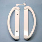 7-1/4" Lawson Sliding Patio Door Handle Set with 3-15/16" Hole Spacing - Garage and Sliding Door Hardware