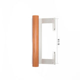 (DH-558-W) Adams Rite Sliding Door Handle, 6-1/4" Hole Space- White - Garage and Sliding Door Hardware