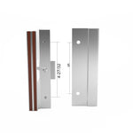 Rusco Sliding Patio Door Handle Set with 4-27/32" Hole Spacing  DH-622