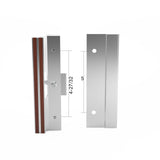 Rusco Sliding Patio Door Handle Set with 4-27/32" Hole Spacing  DH-622