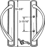 (DH-645) Amesbury Truth Handle Set For Doors, 3-15/16" Hole Space - SQUARE DRIVE LATCH - Garage and Sliding Door Hardware