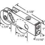 Sliding Glass Door Roller Replacement | Fix and Repair Patio Door Roller Wheels for Smooth Glide | Precision Bearing Wheels - Garage and Sliding Door Hardware