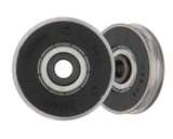 NuAir Tandem Roller for Sliding Glass Doors | Roller Replacement for Patio Glass Door Repair | Steel Precision Bearing Wheel (DR-271) - Garage and Sliding Door Hardware