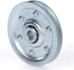 Garage Door 4" Clevis Pulley for 1/8 in. cables (BASE ONLY - NO NUTS OR FORK)