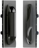 (DH-595-BLACK) Interlock Intuition Sliding Door Handle Kit, BLACK - Garage and Sliding Door Hardware