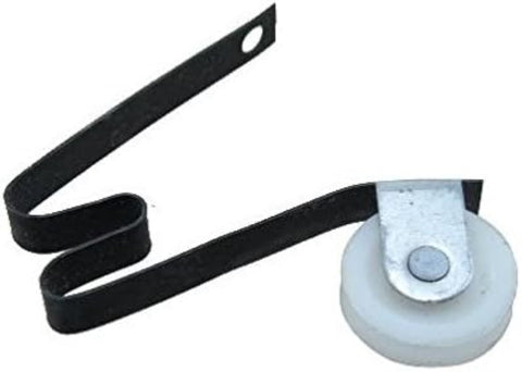 "M"-Shaped Screen Door Roller Replacement, Nylon or Steel Wheels | Sliding Patio Screen Door Repair (SR-301) (2-Pack) - Garage and Sliding Door Hardware