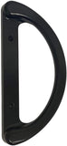 (DH-212-B) D-Grip with Lever Handle for Sliding Doors, 3-15/16" Hole Space- Black - Garage and Sliding Door Hardware