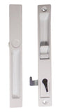 Sliding Glass Patio Door Handle Set, Flush Mount, Non-Keyed, 6-5/8" Screw Holes | Sliding Door Handle Replacement Hardware Repair Fix Sliding Door (DL-502) - Garage and Sliding Door Hardware