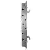 2-Point Double Hook Sliding Door Lock, Center Drive, No Faceplate 9-7/8" - Stainless Steel (DL-574 ss)