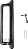 PGT 10" Black Sliding Door Handle Set w/ 3-7/8" Hole Spacing - Garage and Sliding Door Hardware