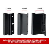 CAL - Double Bolt Lock - Sliding Glass Door Lock - Garage and Sliding Door Hardware