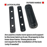 CAL - Double Bolt Lock - Sliding Glass Door Lock - Garage and Sliding Door Hardware
