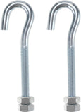 Garage Door Extension Bundle Kit For 8’ Feet Door - Pulleys, Bolts, Nuts, Washers, S Hooks, Clevis Fork, Eye Bolts, Cables