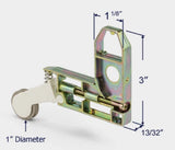 Wheel Corner Bracket Assembly – Sliding Patio Screen Door Roller | Roller for Patio Screen Glass Door Repair (SR-310) - Garage and Sliding Door Hardware