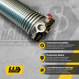 250x2x30 Galvanized Torsion Spring