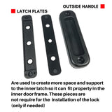 CAL - Double Bolt Lock - Sliding Glass Door Lock - Garage and Sliding Door Hardware