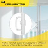 (DH-204-C-W) Windor Handle for Sliding Door - Center Latch, White - Garage and Sliding Door Hardware