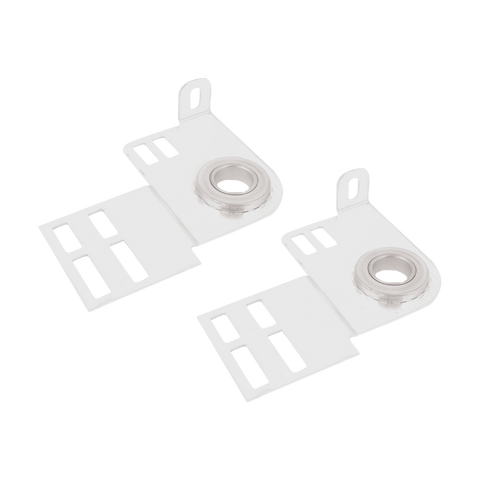 White Series Heavy Duty End Bearing Flange, Side Bracket - Garage and Sliding Door Hardware