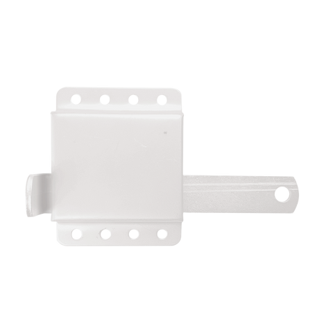 White Series Garage Door Adjustable Slide Lock - Garage and Sliding Door Hardware