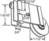 (DR-106-SP) Lawson Roller for Sliding Glass Doors - Garage and Sliding Door Hardware
