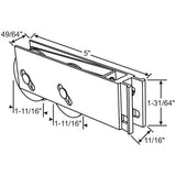 Truth Tandem Sliding Glass Door Roller 9-254T - Garage and Sliding Door Hardware