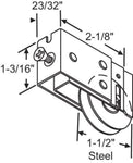 (DR-160-SP) Imperial Roller for Sliding Glass Doors - Garage and Sliding Door Hardware