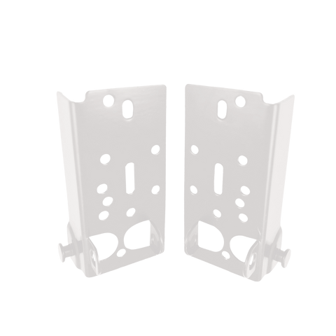 White Series Adjustable Bottom Bracket Residential and Commercial - Garage and Sliding Door Hardware