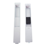 Adams Rite Flush Mount Handle NO MORTISE LOCK, White (DH-391-W) - Garage and Sliding Door Hardware