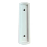 WHITE Recessed Plate INTERIOR Pull Handle for Sliding Door (DH-713-WHITE) - Garage and Sliding Door Hardware
