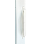 11" Sliding Patio Door Handle White NON-KEYED - 3-15/16" Hole Spacing- DH-741-WHITE