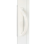 11" Sliding Patio Door Handle White NON-KEYED - 3-15/16" Hole Spacing- DH-741-WHITE