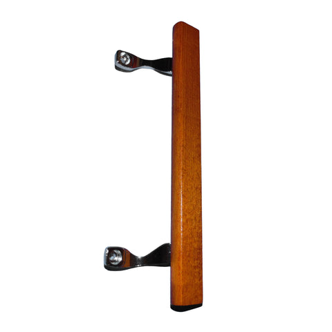 (DH-232) Wood Door Handle w/ 2 Screws Included, 6-5/8" Hole Space