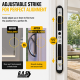 Black Two-Point Adjustable Wide Striker Keeper 12-421