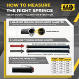 273 x 2 x 41 Garage Door Torsion Spring - Garage and Sliding Door Hardware