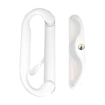 Sliding Patio Glass Door Keyed Handle Set + 4-15/16" Hole Spacing - Garage and Sliding Door Hardware