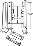 DH-152 Aluminum sliding door handle set with 4-15/16” hole spacing - Garage and Sliding Door Hardware
