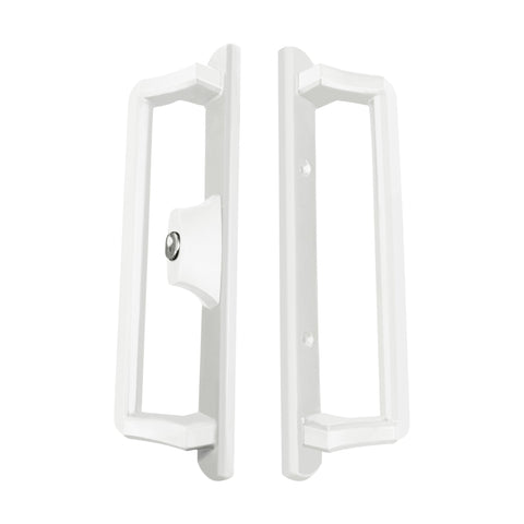 PGT Interior and Exterior Sliding Door Handle (Black or White) WITH LOCK AND KEY - Special Order Only - Garage and Sliding Door Hardware