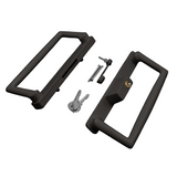 9" CGI / PGT Sliding Glass Patio Door KEYED Handle + Thumb Latch Lever, Screws, Keepers - 4-15/16" Hole Space (DH-660-WITH-KEY)