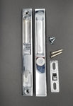 Sliding Glass Patio Door Handle Set, Flush Mount, Non-Keyed, 6-5/8" Screw Holes | Sliding Door Handle Replacement Hardware Repair Fix Sliding Door (DL-502) - Garage and Sliding Door Hardware