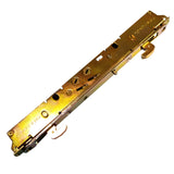 9-15/16" 2 Point Inward Lock with Short Plate Attached for Sliding Patio Glass Door Locking Mechanism Replacement with 9-7/8" Hole Spacing - Garage and Sliding Door Hardware