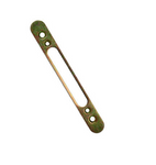 MORTISE LOCK FACE PLATE, WIDE, 4-5/8 INCH SCREW HOLES